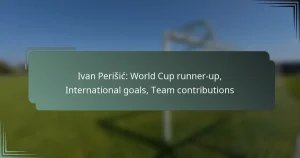 Ivan Perišić: World Cup runner-up, International goals, Team contributions