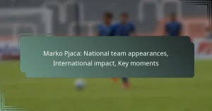Marko Pjaca: National team appearances, International impact, Key moments
