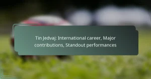 Tin Jedvaj: International career, Major contributions, Standout performances